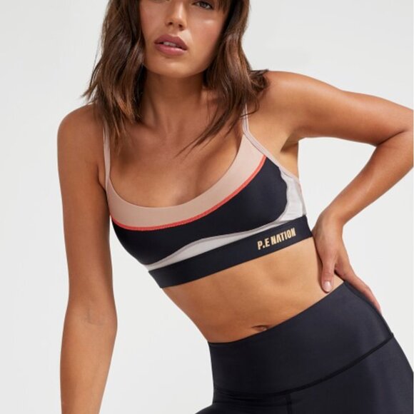 3 piece set!! Black Leggings with Two Sports Bras Set
